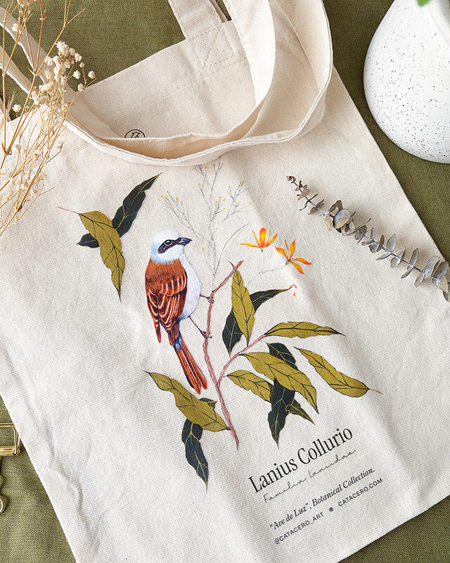 Lanius Bird Totebag